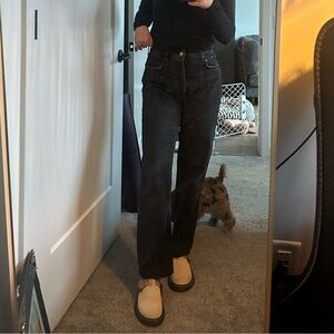 AGOLDE 90’s pinch waist Jean in black tea size 26 perfect condition